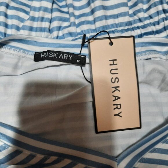 HUSKARY Women’s Summer Casual Midi Dress - Picture 4 of 5